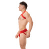 Barcode Berlin Harnais élastique Leonsh Rouge